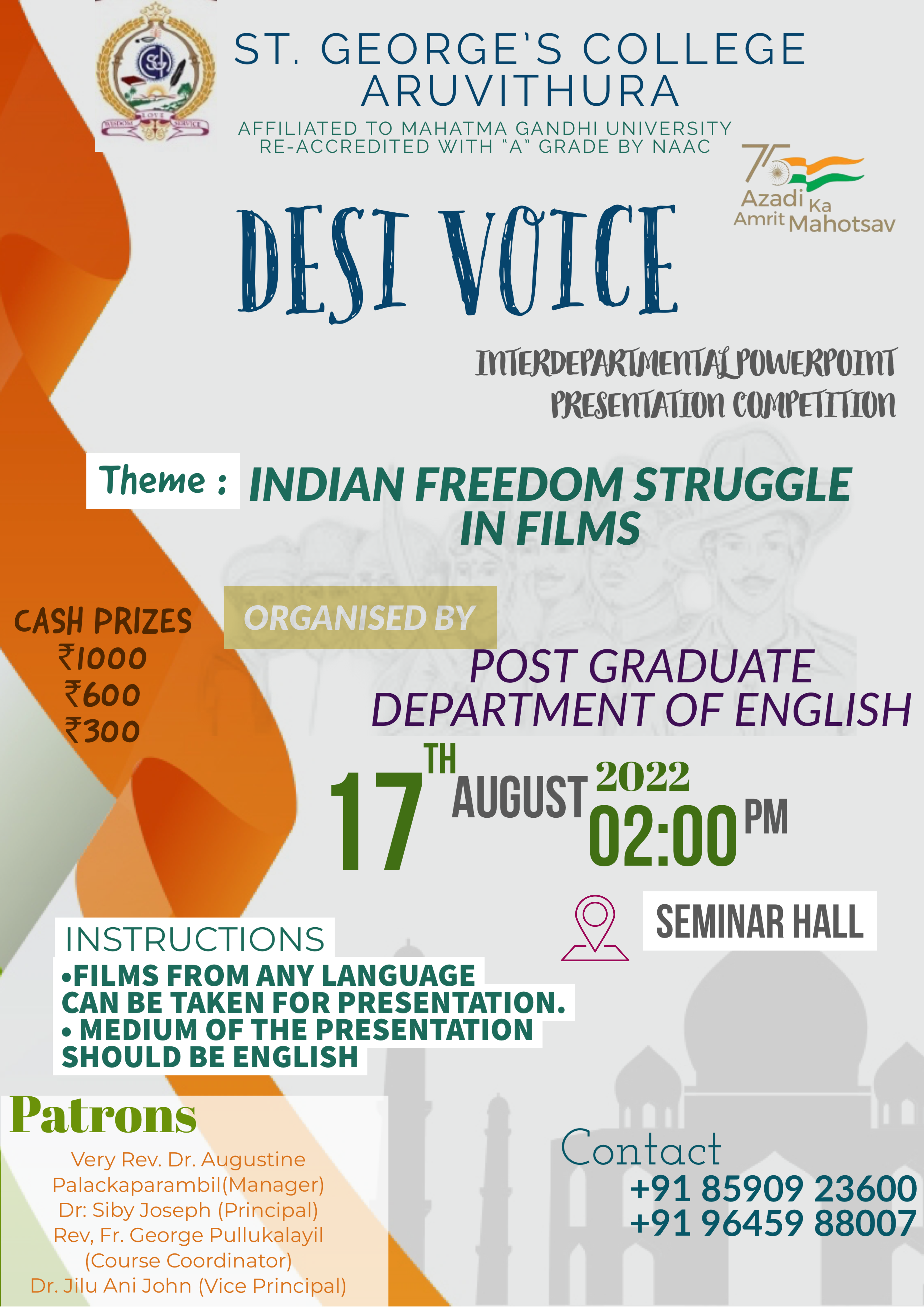 Desi Voice - PowerPoint Presentation Competition  